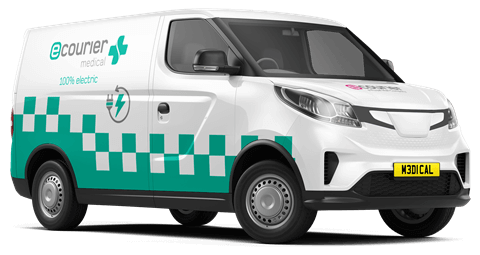 Medical courier delivery van Medical courier delivery van