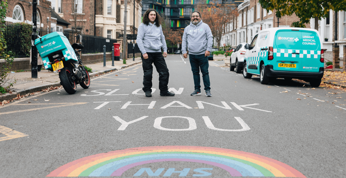 nhs courier
