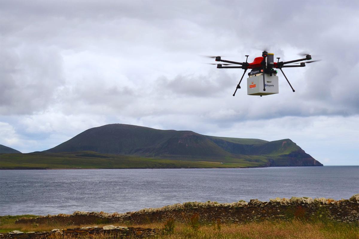 Delivery by air Delivery by air
